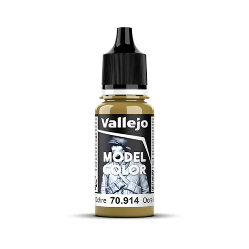 Vallejo 18ml Bottle Green Ochre Model Color