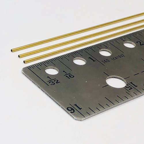 Albion Alloys MBT08 Brass Micro Tube 0.8 mm x 0.6 mm i.d. 3pcs