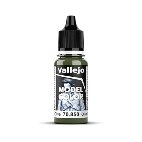 Vallejo 18ml Bottle Medium Olive Model Color