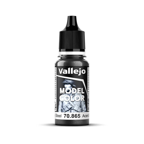 Vallejo 18ml Bottle Oily Steel Model Color