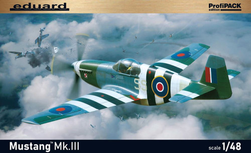 Eduard 82109 1/48 WWII Mustang Mk III Fighter (Profi-Pack Plastic Kit)