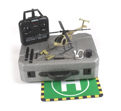 Rage RC 6100 Hero-Copter Military, 4-Blade RTF Heli; Army