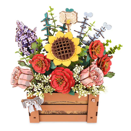 Rowood Wooden Bloom Box DIY 3D Puzzle