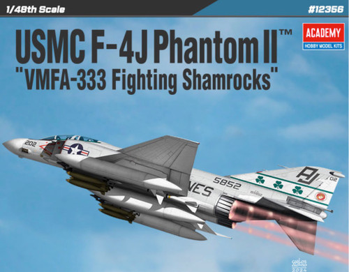 Academy 12356 1:48 F-4J Phantom II VMFA-333 "Fighting Shamrocks" USMC 