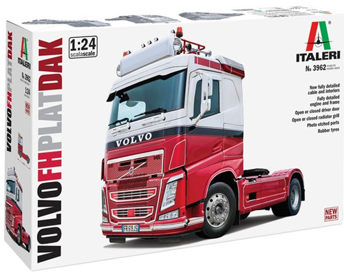 Italeri 553962 1:24 Volvo FH Plat Dak Model Kit 