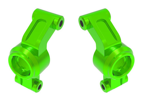 Traxxas 10751-GRN Stub Axle Carriers Aluminium, Green