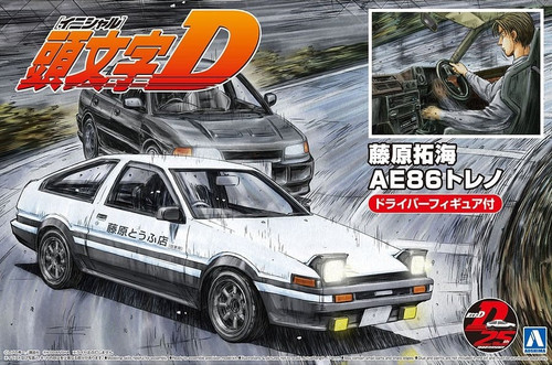 Aoshima 1/32 SNAP KIT #CM1 Initial-D Takumi's Hachiroku - Small