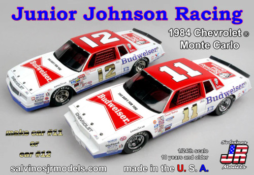 Salvinos Jr JJMC1984DN - 1984 Junior Johnson Racing #11/#12 Darrel