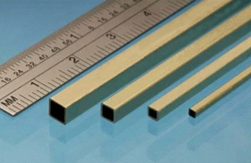 Albion Alloys SBW10 Square Brass Rod 1 x 1 mm 4pcs Albion Alloys SBW10 Square Brass Rod 1 x 1 mm 4pcs
