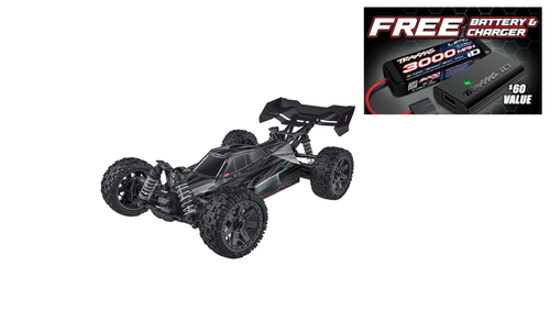 Traxxas Jato 4x4 Brushless BL-2S, Black