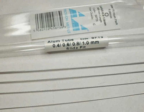 Albion Alloys SFT3 Slide Fit Aluminium Pack 0.4 0.6 0.8 & 1.0 mm 4pcs