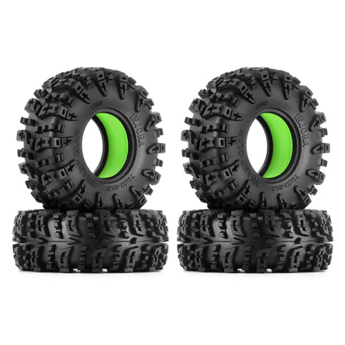  Injora 1.3" Swamp Claw M/T Micro Rock Crawler Tires Combo