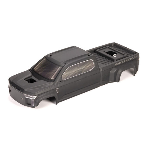 Arrma 1379 BIG ROCK CREW 4X4 Cab Clipless Painted Decaled Trimmed Body, Matte Black