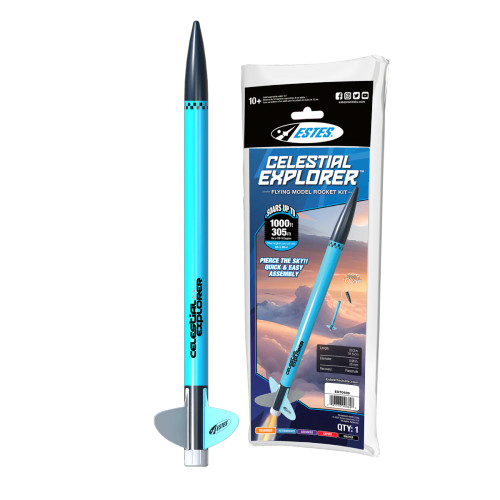  Estes 0689 Celestial Explorer Model Rocket, Beginner Skill Level