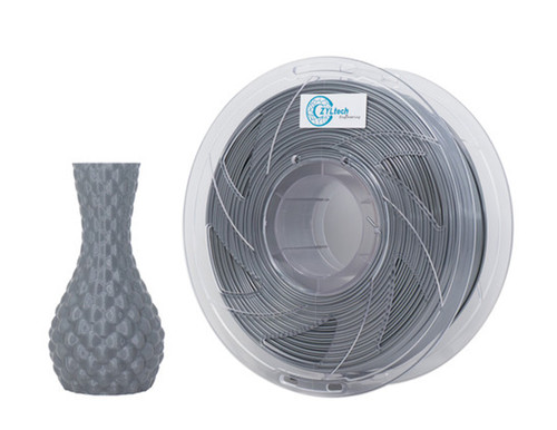  ZYLtech High Speed High Flow PETG 3D Printer Filament 1.75mm 1 kg/2.2 lbs Color: Silver