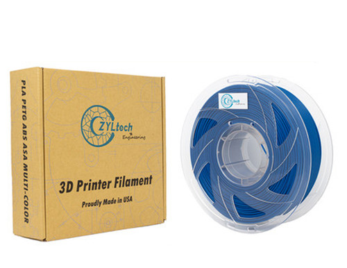  ZYLtech Metallic PLA 3D Printer Filament 1.75mm 1 kg/2.2 lbs Color: Cobalt Blue