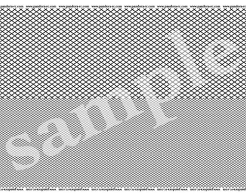  Pandora RC 1/10 Scale 3D Cross-Mesh Decal Sheet (Black) (210x120mm) (Miniature Scale Drift Accessory)