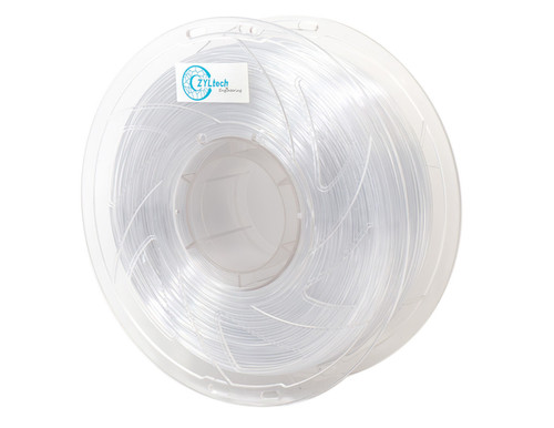  ZYLtech High Speed High Flow PETG 3D Printer Filament 1.75mm 1 kg/2.2 lbs Color: Clear/Transparent