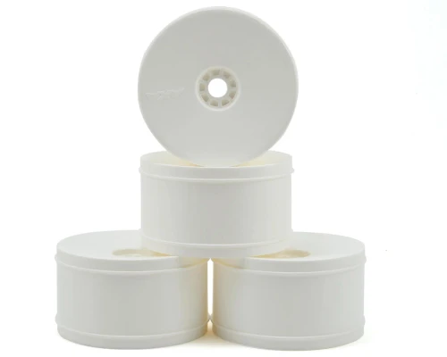 AKA 24102W 1/8 Truggy Evo Wheel White (4)