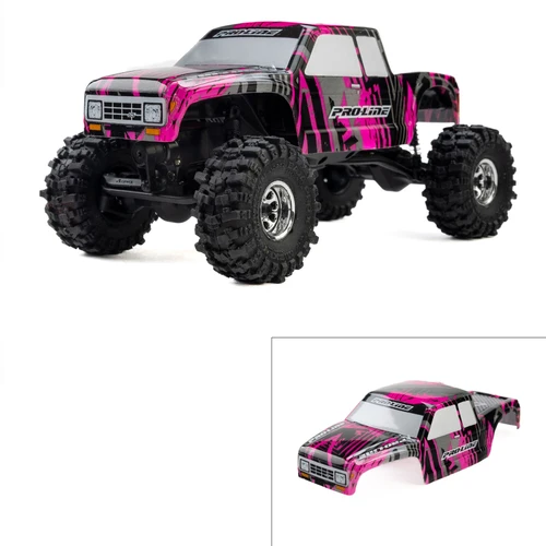 Proline 369422 Limited Edition Pre-Cut/Pre-Painted Coyote High Performance Pink Fury Body: Axial SCX30