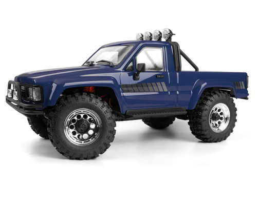 Shindy37101/18 トヨタ ハイラックス SR5 ブラック Toyota Hilux SR-5 4WD Glossy Black 1985 Back to the Future 1:18