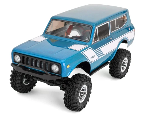  Redcat Ascent-18 International Scout II 1/18 4WD RTR Rock Crawler (Blue) w/2.4GHz Radio, Battery & Charger