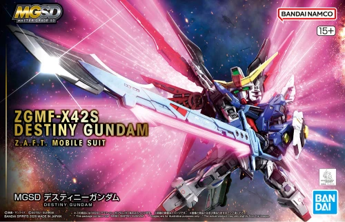Bandai 2805083 MGSD ZGMF-X42S Destiny Gundam "Mobile Suit Gundam SEED Destiny" Plastic Model Kit