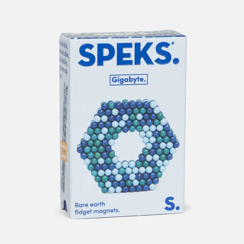 Speks 432 Fidget Magnets - Pixel Gigabyte Blue