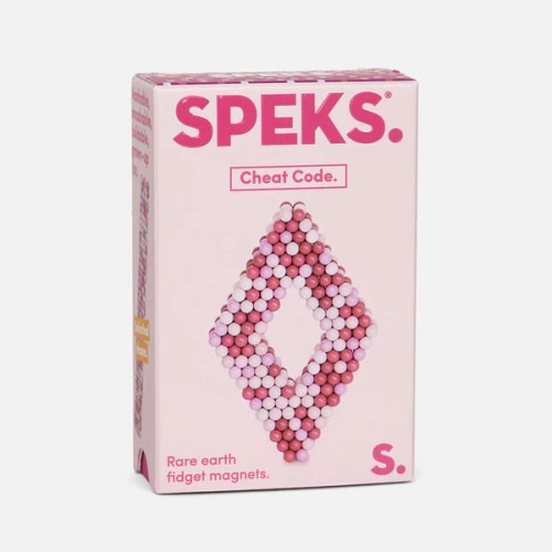 Speks 432 Fidget Magnets - Pixel Cheat Code Pink