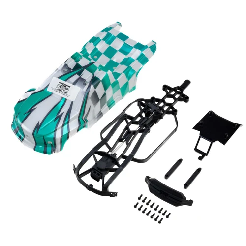  Proline 369322 1/16 Limited Edition Pre-Cut/Pre-Painted Brute Body Checkmate with Clipless System: ARRMA MINI KRATON