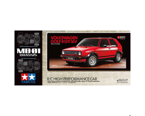  Tamiya 58748 1/10 R/C Volkswagen Golf II GTI 16V (MB-01)