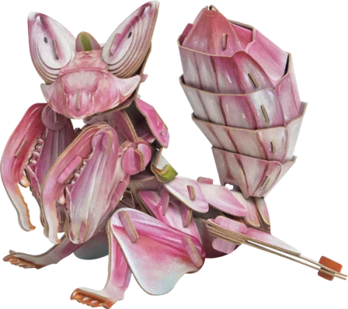  MakeBug D0052 Deep Jungle Orchid Mantis 3D Kraft Paper Puzzle