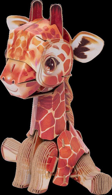 MakeBug D0042 Tiny Series Giraffe 3D Kraft Paper Puzzle