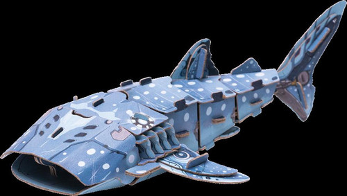 MakeBug D0045 MECH Series Whale Shark 3D Kraft Paper Puzzle