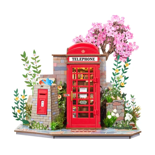  Rolife Blossom Book Booth 3D Wooden Puzzle TGS05