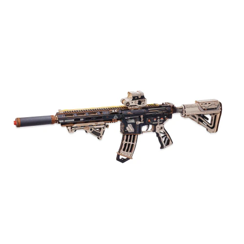  ROKR M416 Carbine Rifle - Toy Gun 3D Wooden Puzzle