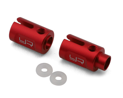  Yeah Racing YEA-KYFZ-006RD Kyosho Fazer MK2 Aluminum Center Outdrives (Red) (2)