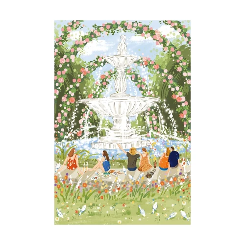 Rolife Afternoon Fountain 1000 Piece Jigsaw Puzzle EPT001