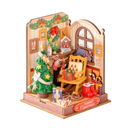 Rolife Christmas Fireplace DS041