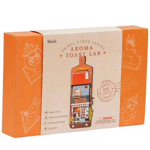  Rolife Wall Hanging Series; Aroma Toast Lab DS019