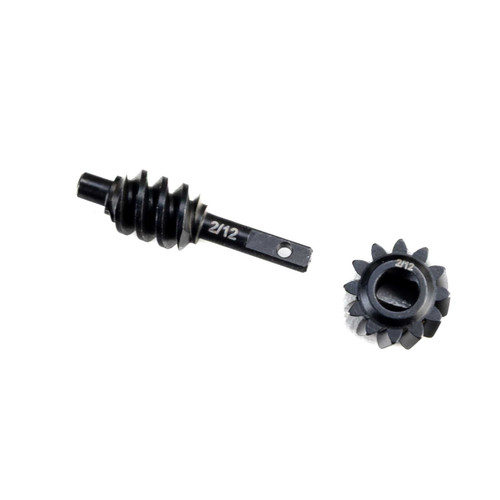 Axial 4279 Steel Ring/Pinion Worm Gear, 2/12T, Axle: SCX30