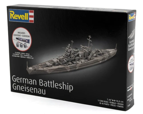 Revell 75183 Starter Kit Battleship Uss New Jersey Skill 4
