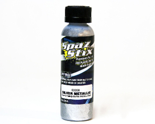 Spaz Stix Metallic Silver / Candy Backer Airbrush Paint 2oz