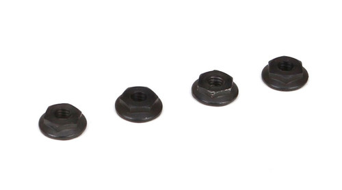 Team Losi Racing 236001 22-4 4mm Low Profile Serrated Nuts (4)