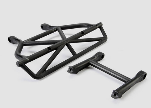 Traxxas Rear Bumper w/Mount (Black) Slash