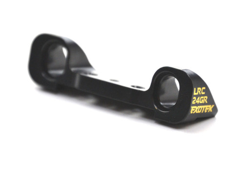 Exotek Racing 1651 Brass Rear/Front LRC Hanger (24g) (TLR 22 3.0) (Black)