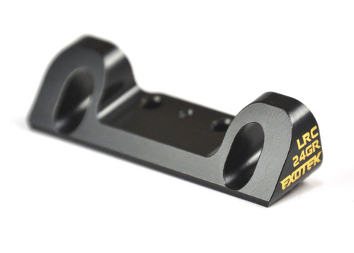 Exotek Racing 1651 Brass Rear/Front LRC Hanger (24g) (TLR 22 3.0) (Black)