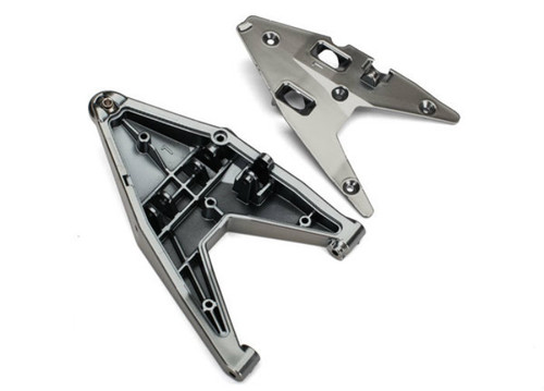 Traxxas 8533X Front Left Lower Suspension Arm, Satin Black Chrome, Desert Racer