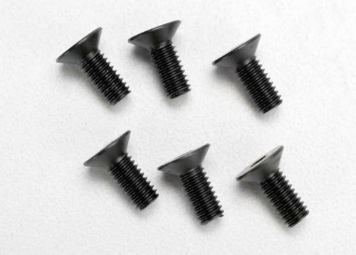 Traxxas 2535 4x10mm Flat Head Screws (6)