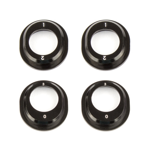 Team Associated 91793 B6.1/B6.1D Aluminum Differential Height Inserts